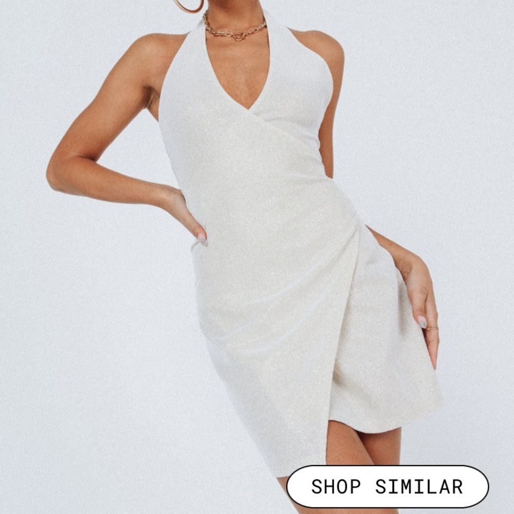 Princess Polly Mini Gold Sparkle Dress